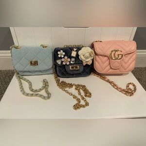 Elegant Quilted Girl’s Bag Collection